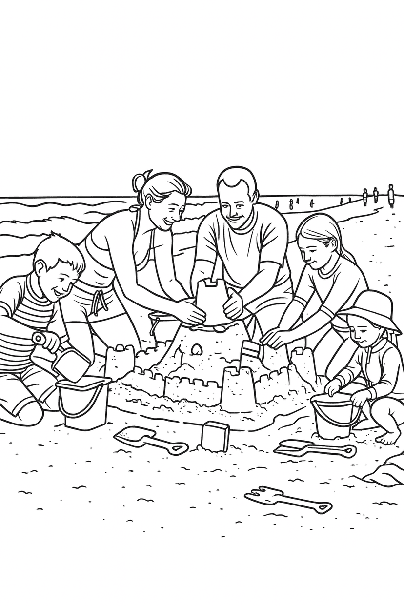 Coloring page version of the photo